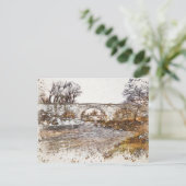 Devils Bridge Kirkby Lonsdale Kunstprint Briefkaart (Staand voorkant)