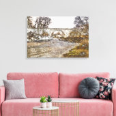 Devils Bridge Kirkby Lonsdale Kunstprint Canvas Afdruk (Insitu (Woonkamer))