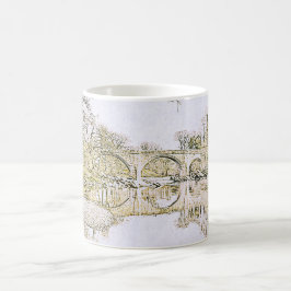 Devil's Bridge Kirkby Lonsdale Pencil Sketch Koffiemok