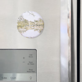 Devil's Bridge Kirkby Lonsdale Pencil Sketch Magneet