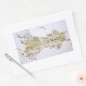 Devil's Bridge Kirkby Lonsdale Pencil Sketch Rechthoekige Sticker (Envelop)