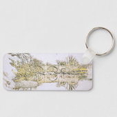 Devil's Bridge Kirkby Lonsdale Pencil Sketch Sleutelhanger (Voorkant)