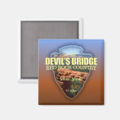Devil's Bridge (pijlpunt) Magneet (Voorkant / Achterkant)