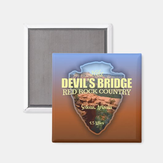 Devil's Bridge (pijlpunt) Magneet (Voorkant / Achterkant)
