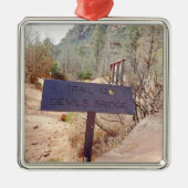 Devils Bridge Sedona Arizona Metalen Ornament (Voorkant)