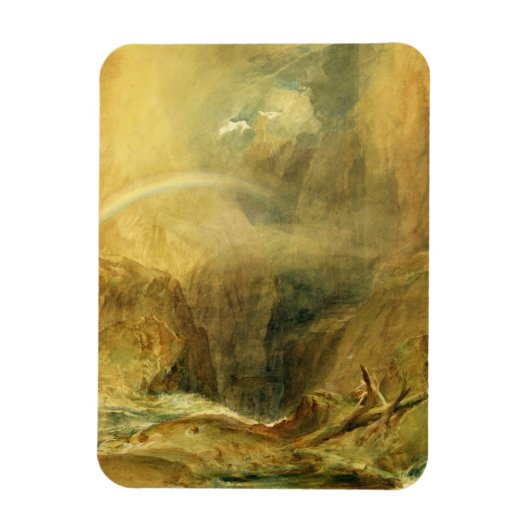 Devil's Bridge, St. Gotthard's Pass, c.1804 (w/c a Magneet (Verticaal)
