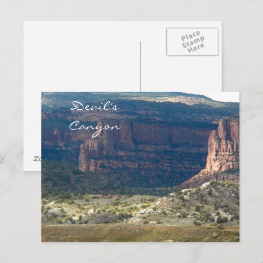 Devil's Canyon, Fruita, Colorado Briefkaart (Voorkant / Achterkant)