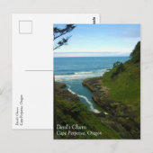 Devil's Churn, Cape Perpetua, OF Briefkaart (Voorkant / Achterkant)