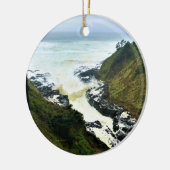 Devil's Churn, Cape Perpetua, Oregon Coast Keramisch Ornament (Links)