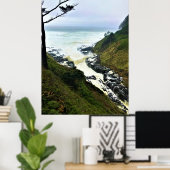 Devil's Churn, Cape Perpetua, Oregon Coast Poster (Thuiskantoor)