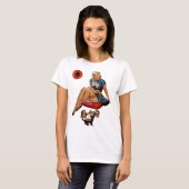Devil's Court Retro Pin-Up Girl Dogs T-shirt (Voorkant volledig)