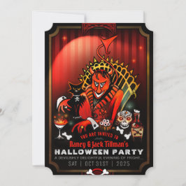 Devil's Delight II Halloween Party Uitnodiging