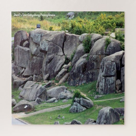 Devil's Den Gettysburg Pennsylvania Legpuzzel (Verticaal)