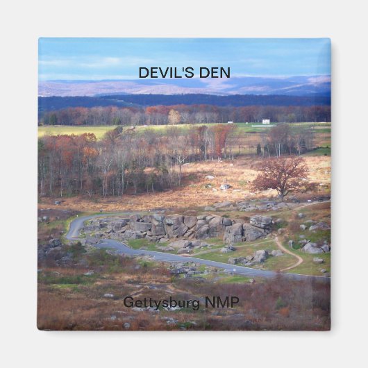 DEVIL'S DEN MAGNEET (Voorkant)