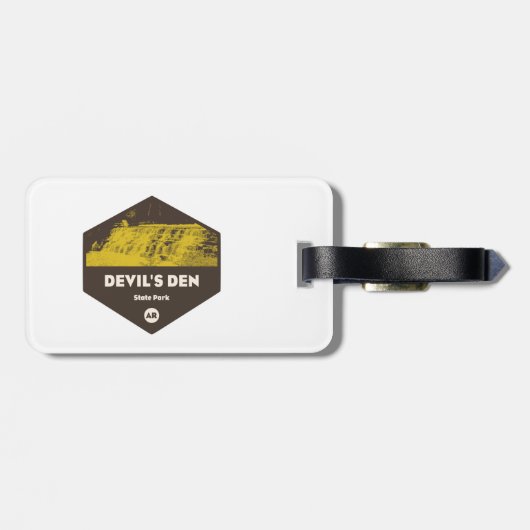 Devil's Den State Park Arkansas Bagagelabel (Achterkant horizontaal)