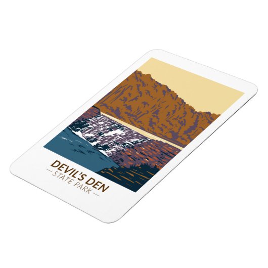 Devils Den State Park Arkansas  Magneet (Linkerzijde)