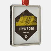 Devil's Den State Park Arkansas Metalen Ornament (Rechts)