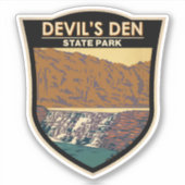 Devils Den State Park Arkansas Sticker (Voorkant)