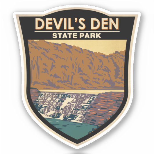 Devils Den State Park Arkansas Sticker (Voorkant)