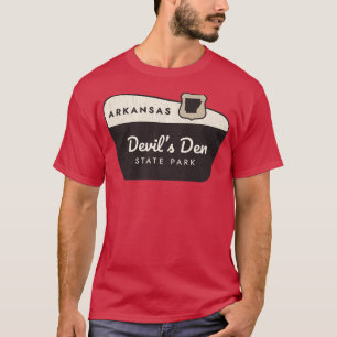 Devils Den State Park Arkansas Welkomstbord T-shirt
