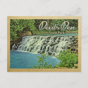 Devil's Den State Park Vintage Travel Briefkaart