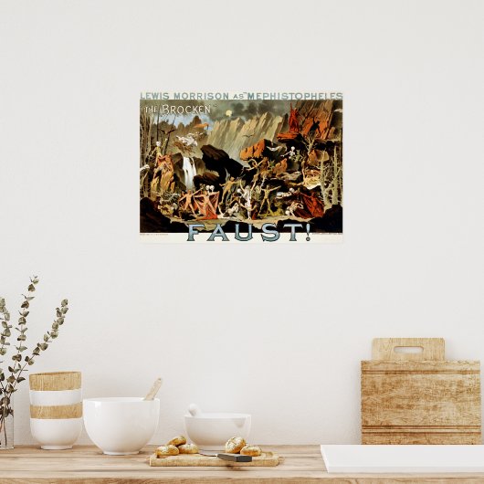 Devils en Faust Poster (Keuken)