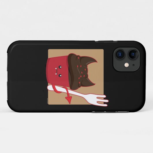 Devils Food Cupcake Case-Mate iPhone Case (Achterkant (horizontaal))