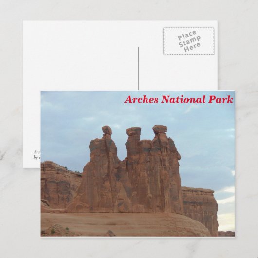 Devil's Garden - Arches National Park Briefkaart (Voorkant / Achterkant)