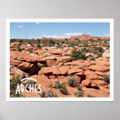 Devils Garden , Arches National Park Poster (Voorkant)
