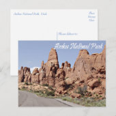 Devil's Garden Arches National Park, Utah - VS Briefkaart (Voorkant / Achterkant)