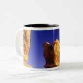 Devils Garden in Grand Staircase Escalante 2 Tweekleurige Koffiemok (Voorkant links)