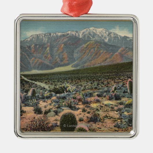 Devil's Garden Uitzicht van Mt. San Jacinto # 1 Metalen Ornament (Voorkant)