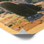 Devil's Garden Uitzicht van Mt. San Jacinto # 1 Poster (Hoek)