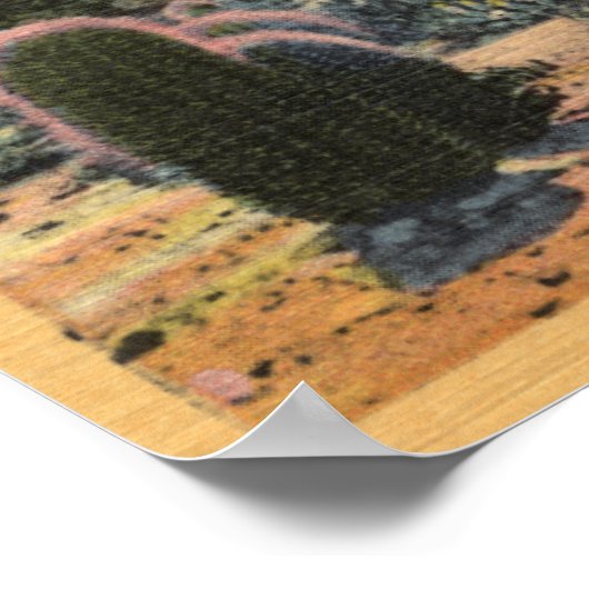 Devil's Garden Uitzicht van Mt. San Jacinto # 1 Poster (Hoek)