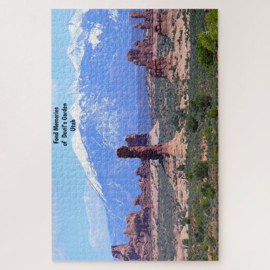 Devil's Garden Utah. Jigzaag Puzzle Legpuzzel (Verticaal)