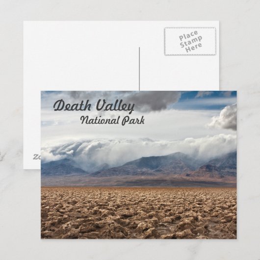 Devils Golf Course in Death Valley Briefkaart (Voorkant / Achterkant)
