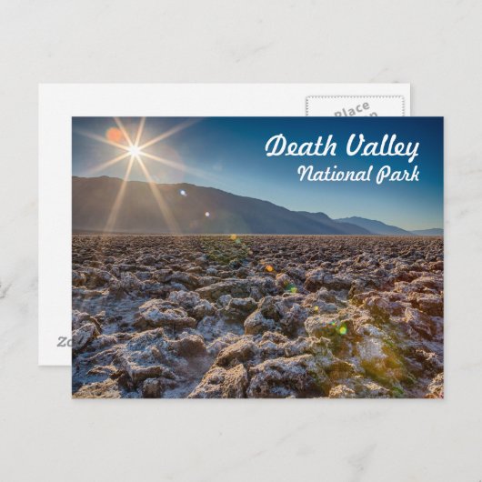 Devil's Golfcursus in Death Valley National Park Briefkaart (Voorkant / Achterkant)
