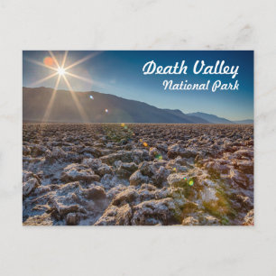 Devil's Golfcursus in Death Valley National Park Briefkaart