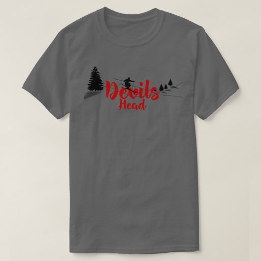Devils Head Ski Long T-shirt (Design voorkant)