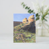 Devil's Kitchen Gekleurde Potloodtekening Briefkaart (Staand voorkant)