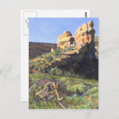 Devil's Kitchen Gekleurde Potloodtekening Briefkaart (Voorkant / Achterkant)