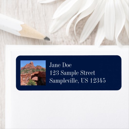 Devil's Kitchen in Sedona Arizona Etiket (Insitu)