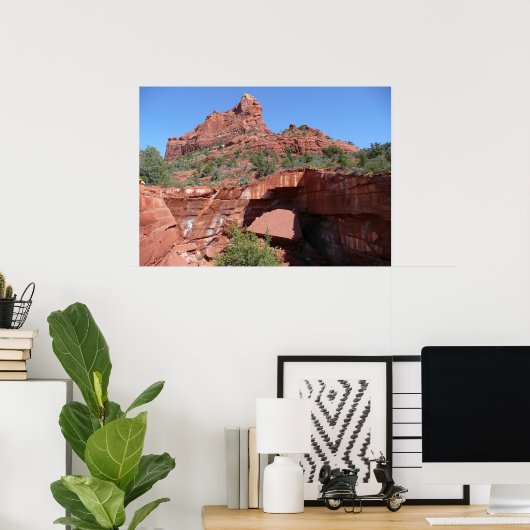 Devil's Kitchen in Sedona Arizona Poster (Thuiskantoor)
