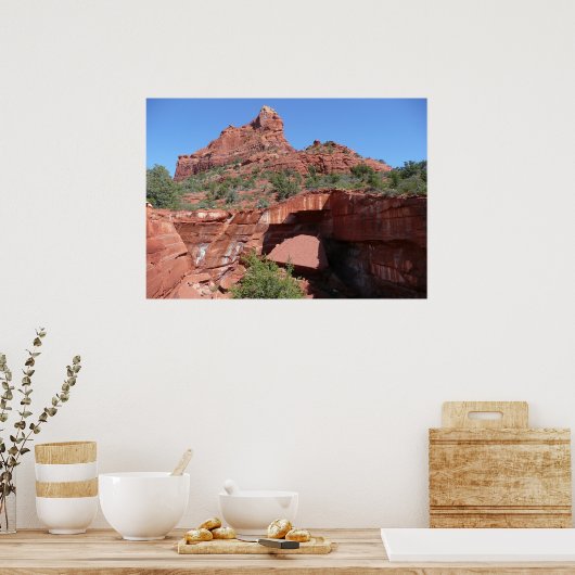Devil's Kitchen in Sedona Arizona Poster (Keuken)