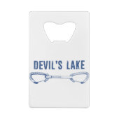 Devil's Lake Climbing Quickdraw Creditkaart Flessenopener (Achterkant)