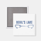 Devil's Lake Climbing Quickdraw Magneet (Voorkant / Achterkant)