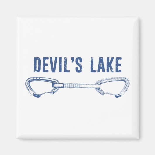 Devil's Lake Climbing Quickdraw Magneet (Voorkant)