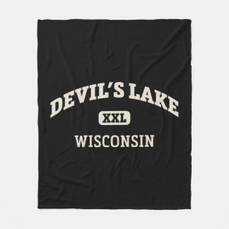 Devil's Lake College Style Rock Climbing Area Desi Fleece Deken