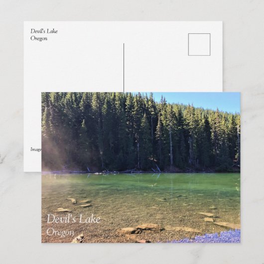 Devil's Lake, OR Briefkaart (Voorkant / Achterkant)