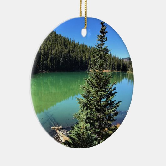 Devil's Lake, OR Keramisch Ornament (Rechts)